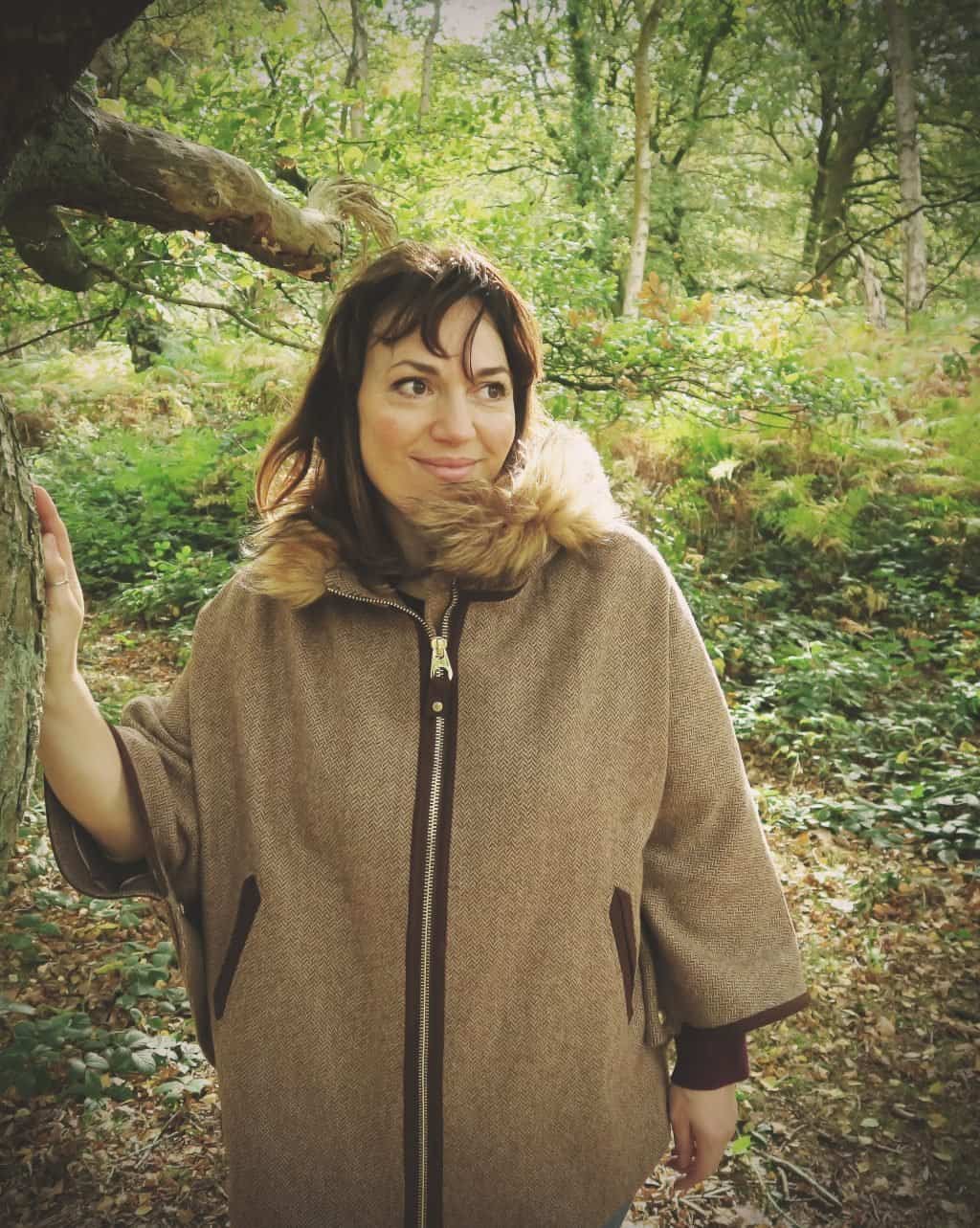 A Walk in Joules autumn collection in my favourite tweed cape